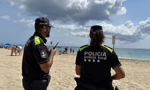 Policia Local del servei de platges