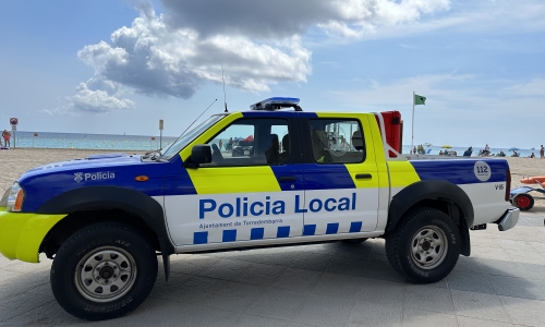 Vehicle policial del servei de platges